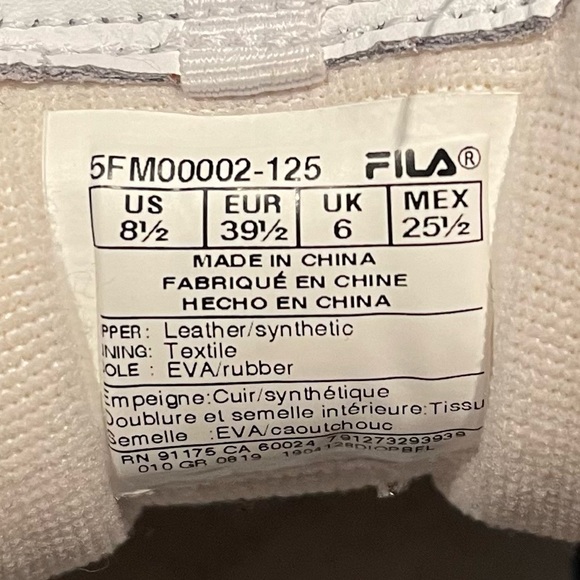 Filla Disruptor ll (Women’s size 8.5) - Picture 2 of 4